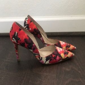 Louise et Cie floral heels